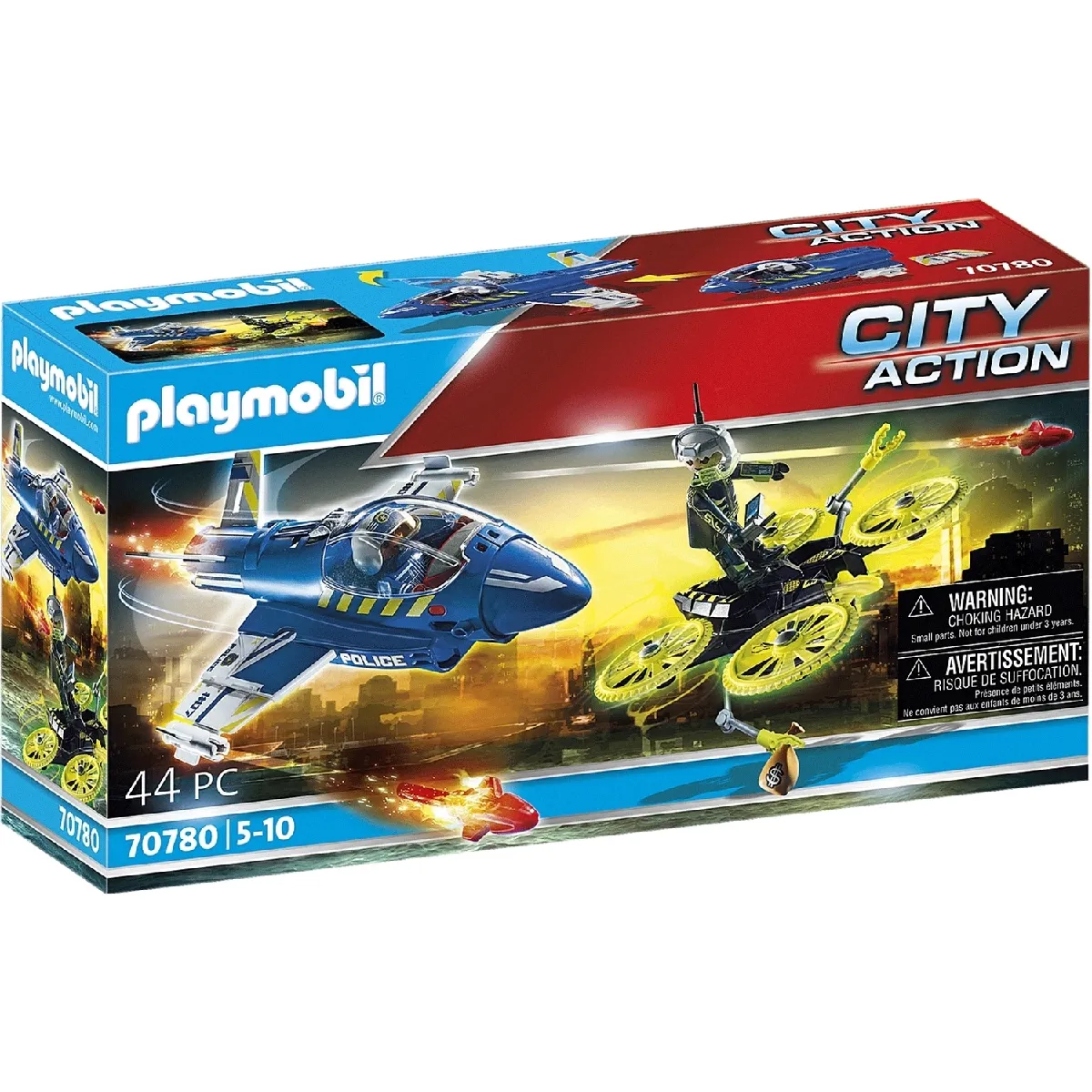 Playmobil® Playmobil 70780 Jet police et drone