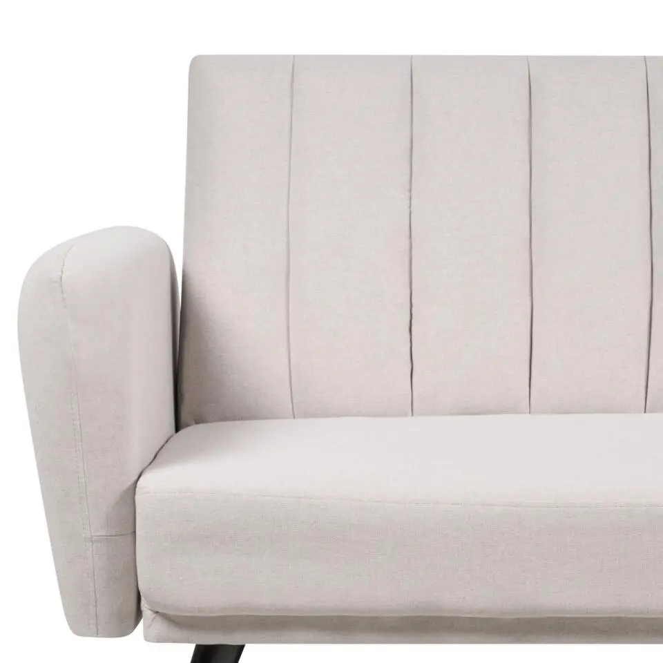 VIMMERBY - Slaapbank - Beige - Polyester
