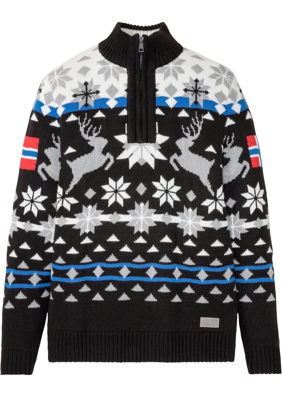 Pull camionneur à motif norvégien