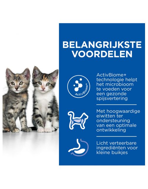 Hill's Kitten Perfect Digestion Kip&Bruine Rijst - Kattenvoer