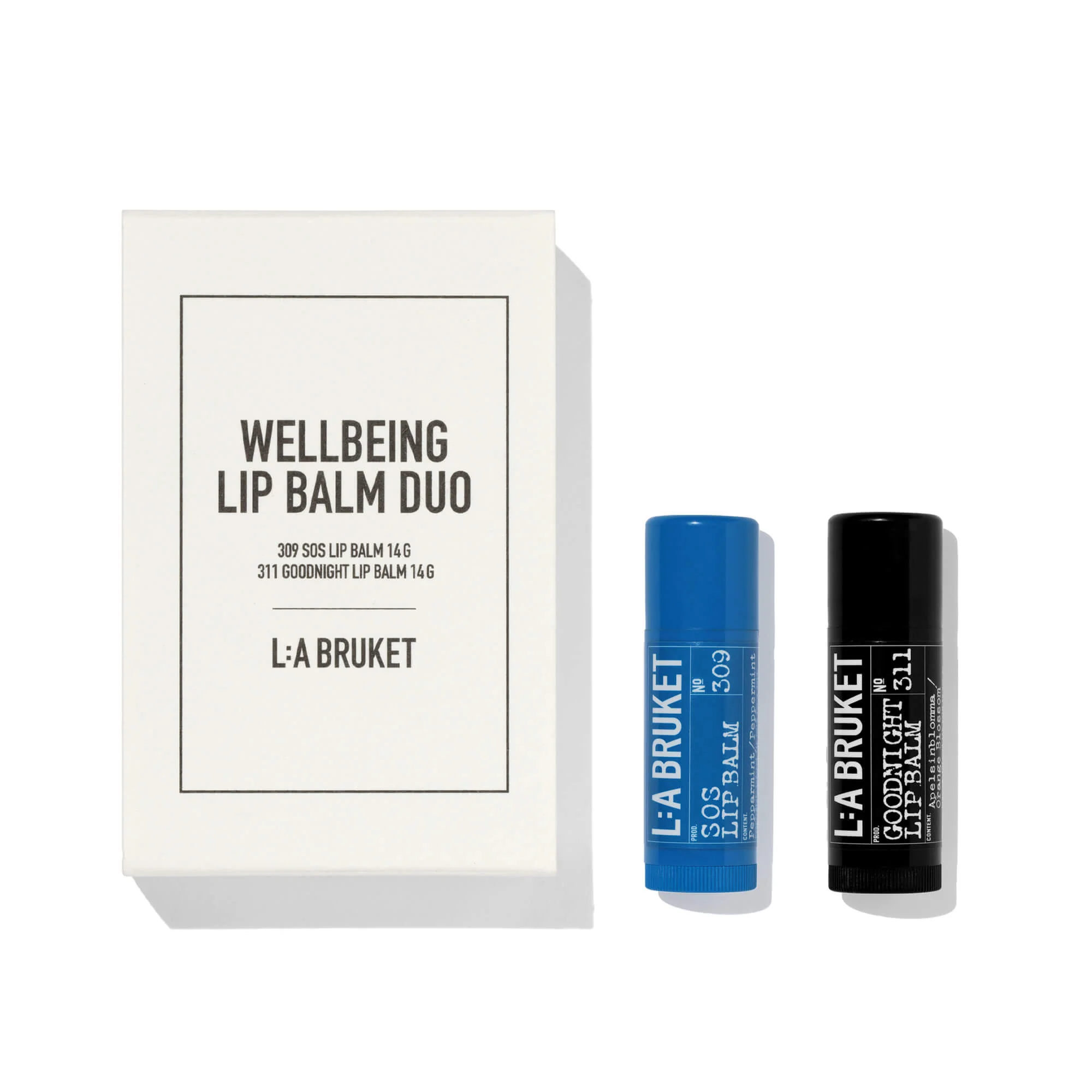 L:a Bruket Wellbeing Lip Balm Duo