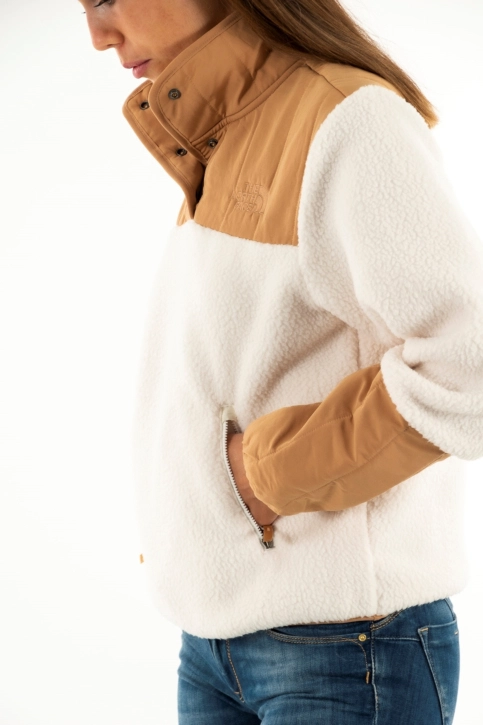 Pull hiver the north face essential crew ldi1 gardeniawhite/almondbtr