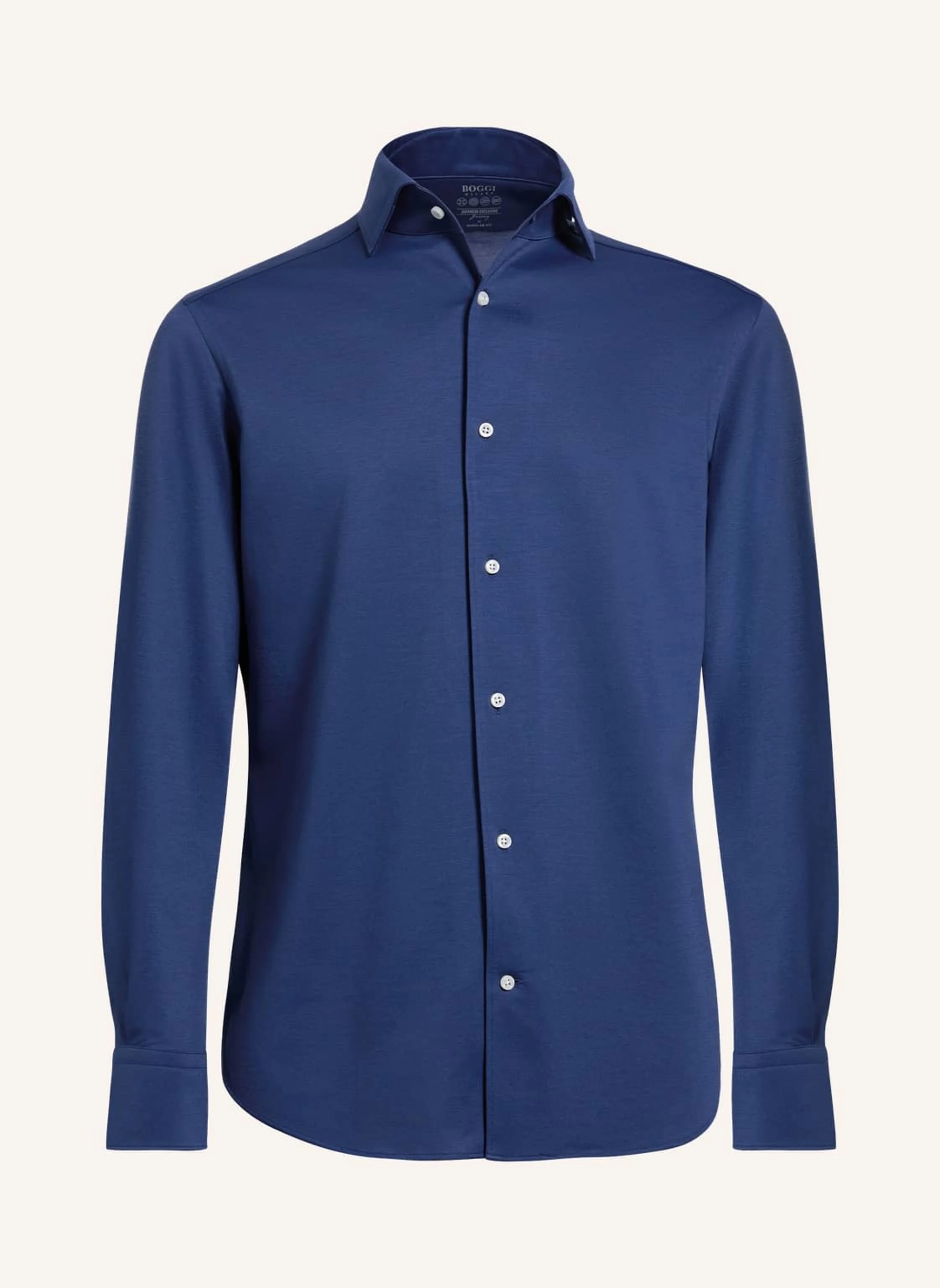 BOGGI MILANO Jersey-Polohemd Regular Fit