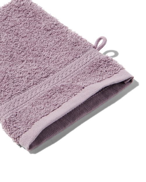 gant de toilette de qualité épaisse violet