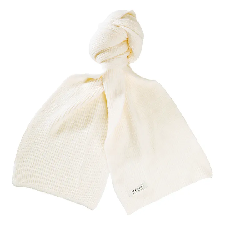 Le Bonnet Amsterdam Echarpe Laine | Ivoire