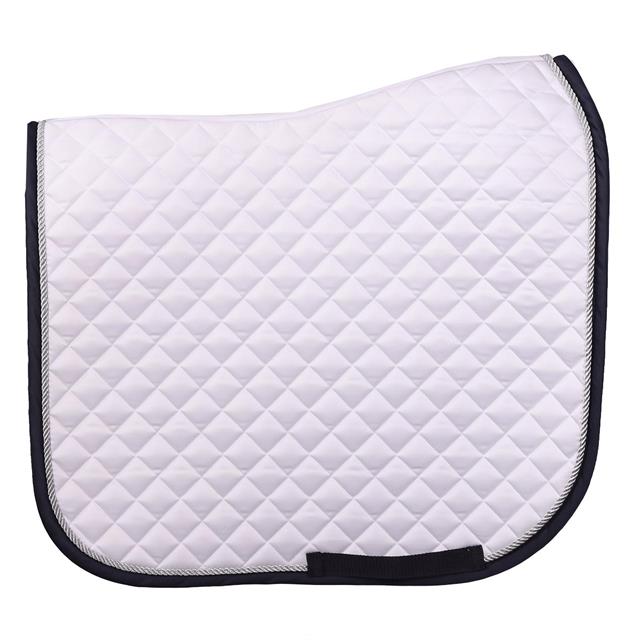 Zadeldek HORSEGEAR HGRatfort Dressuur Wit-donkerblauw