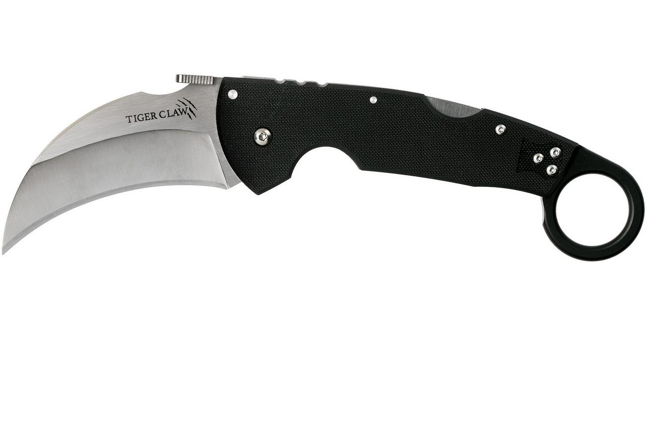 Cold Steel Tiger Claw plain edge 22C karambit zakmes