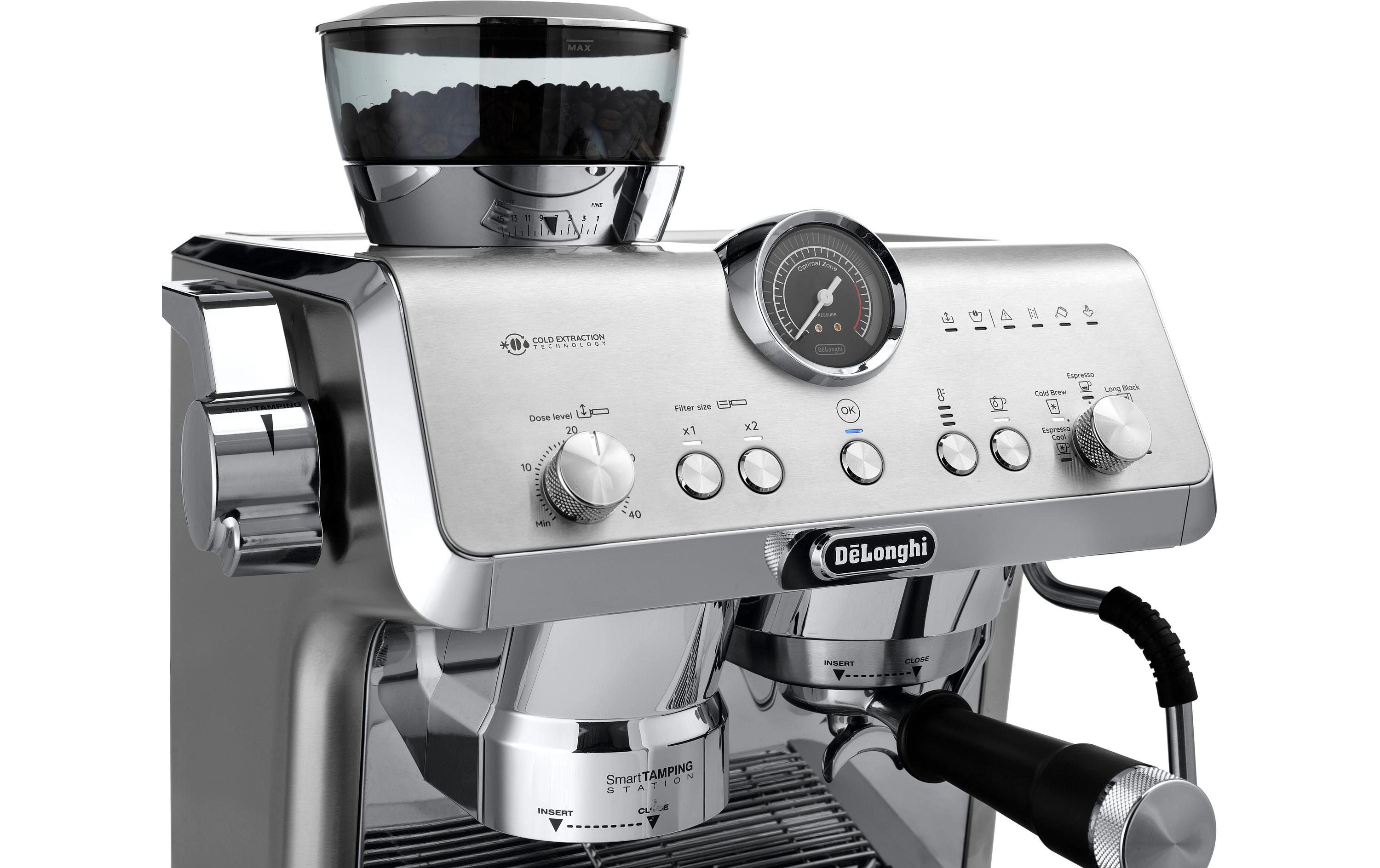 Siebträgermaschine La Specialista Opera Silber<br>Elegante Kaffeemaschine mit Siebträger
