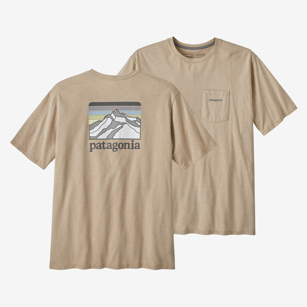 Herren Line Logo Ridge Pocket Responsibili-Tee