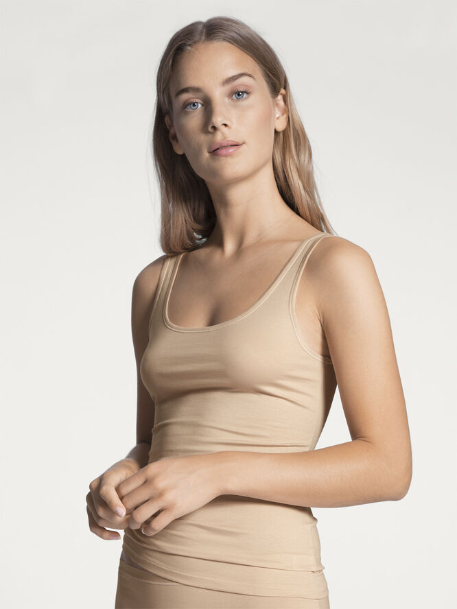 Calida DAMEN Top ohne Arm Rose teint