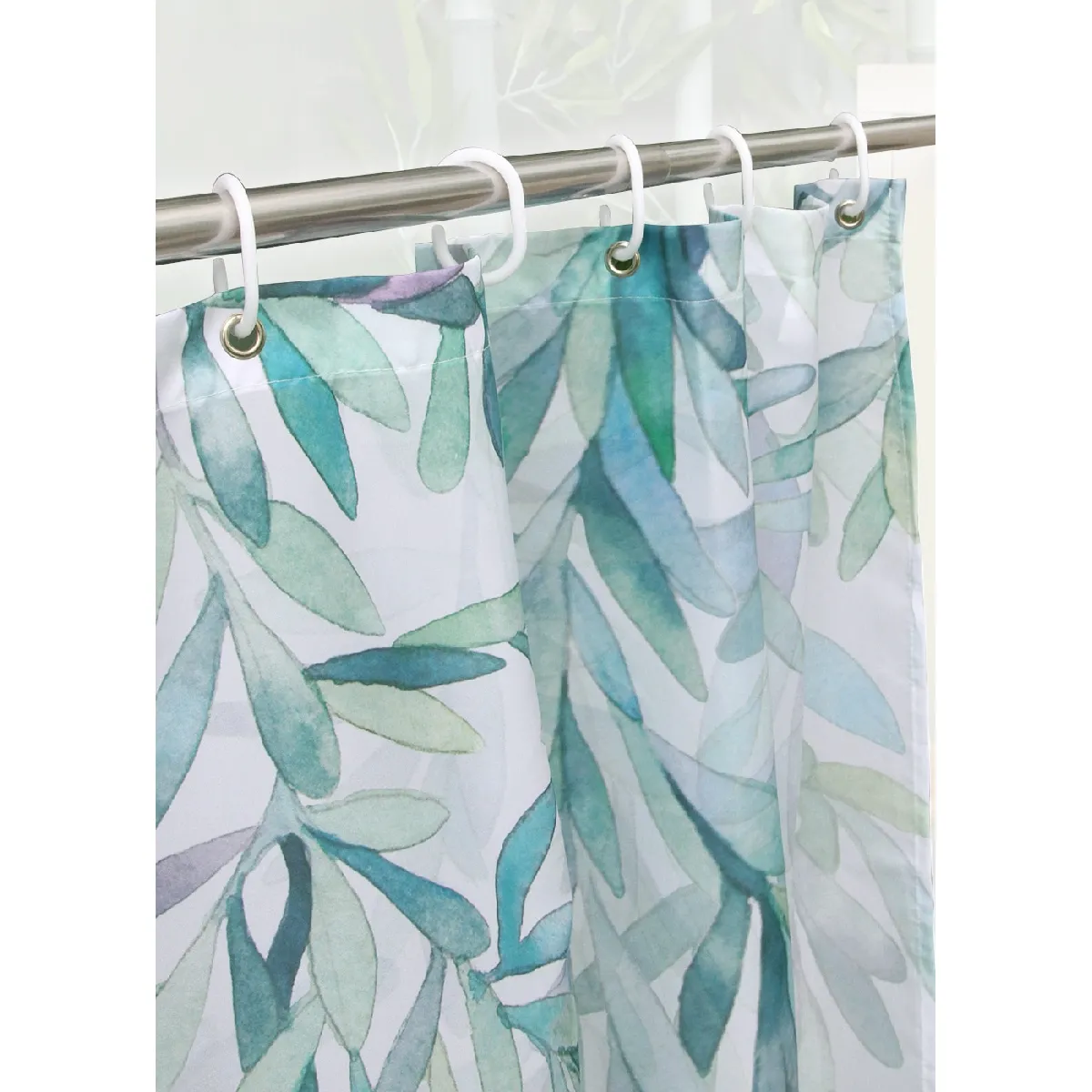 Universal Rideau de douche Feuilles Tropicales - 80x180 cm