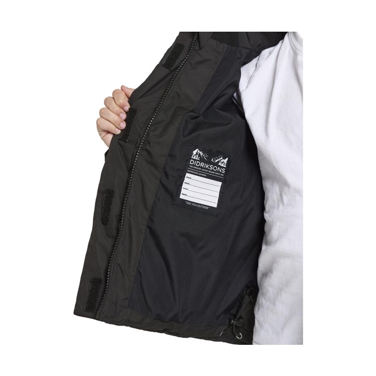Didriksons Ryolit Jacket Kids Black