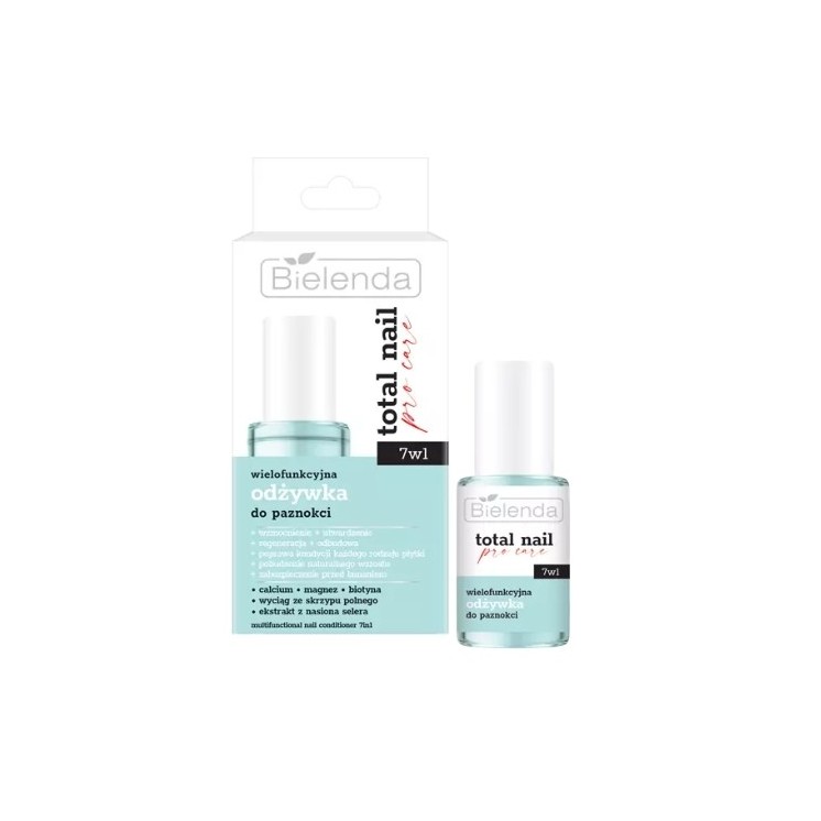 Bielenda Total Nail Pro Care multifunktionale Nagelpflege 7in1 10 ml