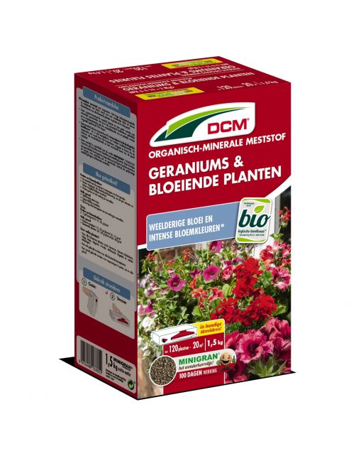 Dcm Meststof Geranium Surfinia & Bloeiende Plant - Siertuinmeststoffen - 1.5 kg