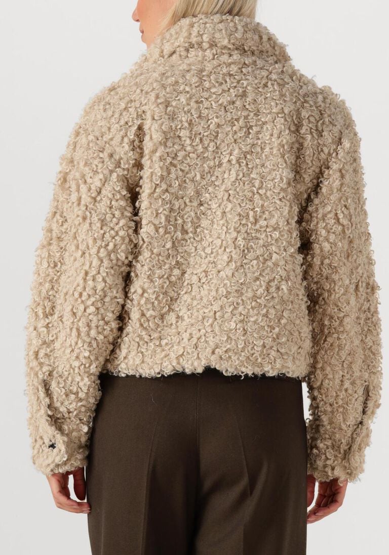 beige copenhagen muse teddy jas cmcurly-jacket