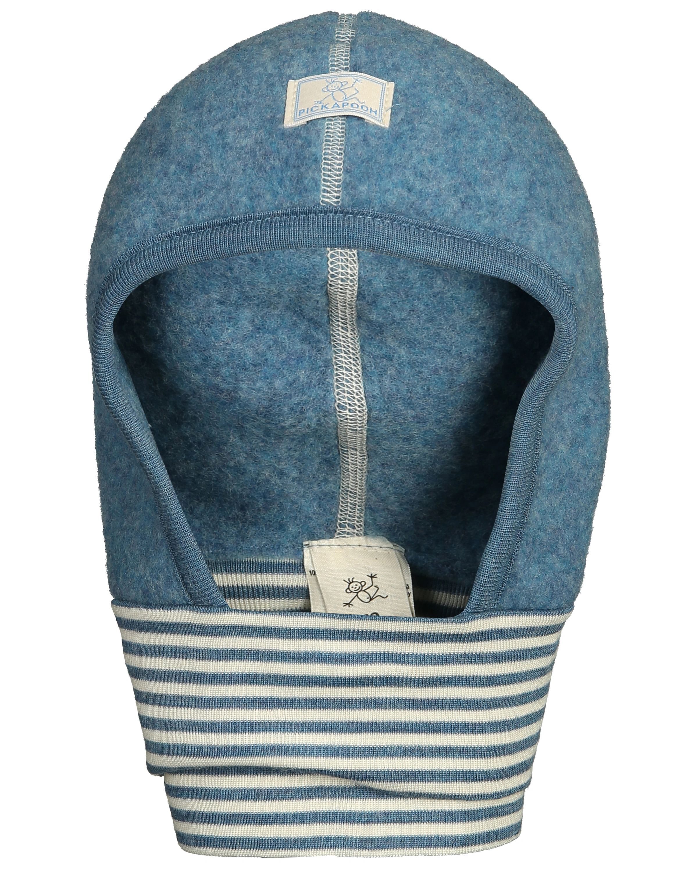 Schlupfmütze SCHLÜPFLI WOLLFLEECE in jeansblau