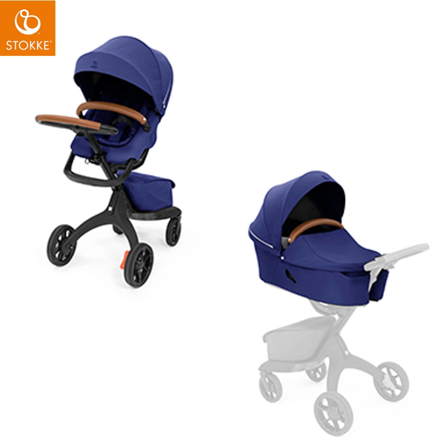 STOKKE® Kinderwagen Xplory® X inklusive Tragewanne Royal Blue