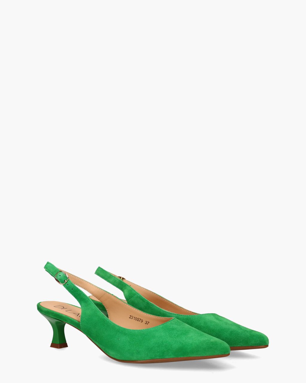 Di Lauro Rebecca Groen Dames Slingbackpumps