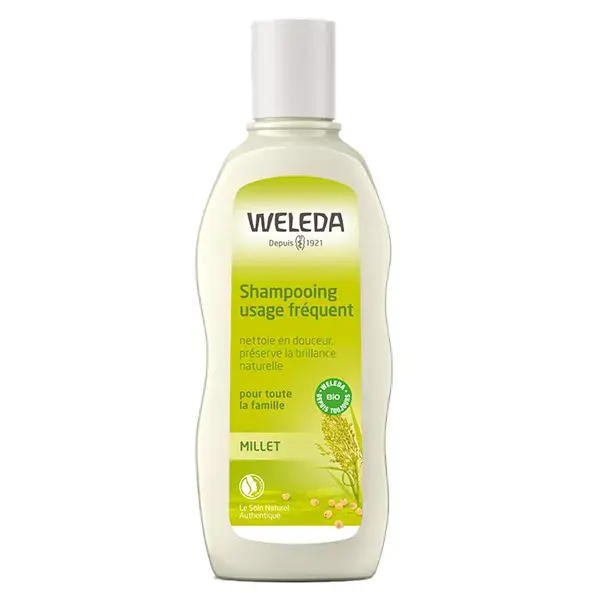 Shampoo de uso frequente Weleda Millet 190ml