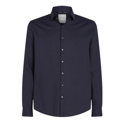 Chemise à manches longues homme Mini Structure Slim CALVIN KLEIN