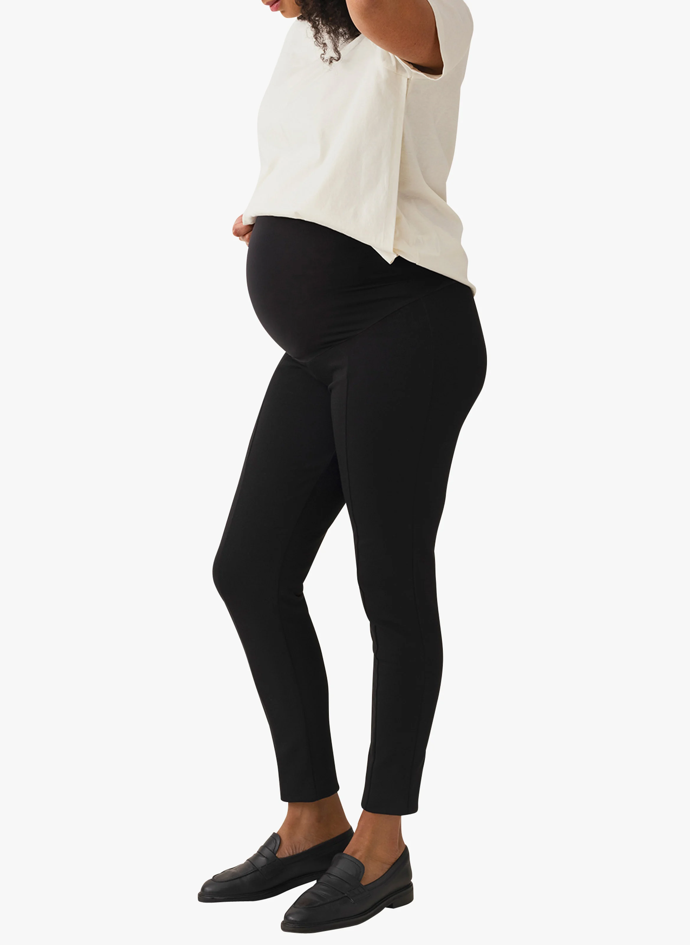 Pantalon slim de grossesse | Noir