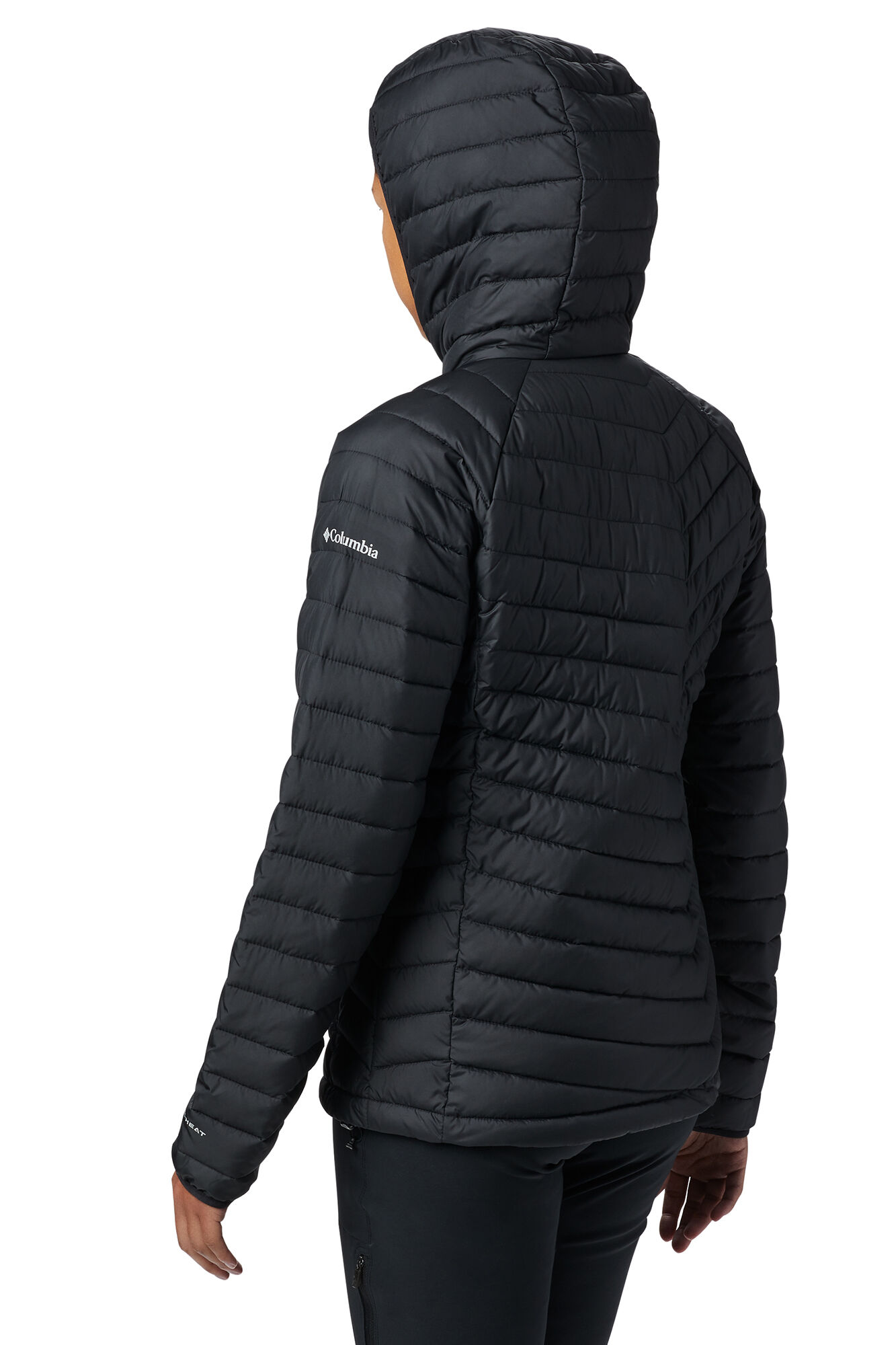 Jaqueta com capuz Columbia Powder Lite™ feminina - Preta
