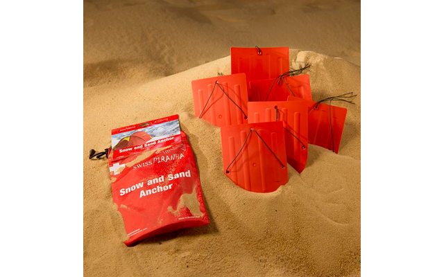 Swiss Piranha SSA Schnee und Sand Anker 6er Set 43 g