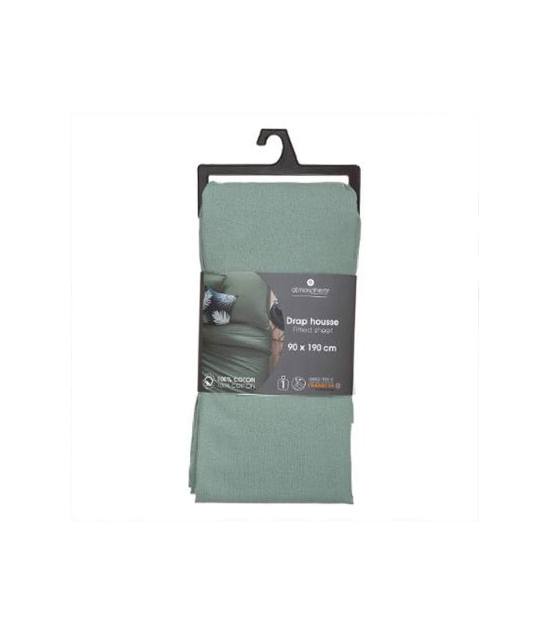 Drap Housse Intérieur 90x190cm Céladon