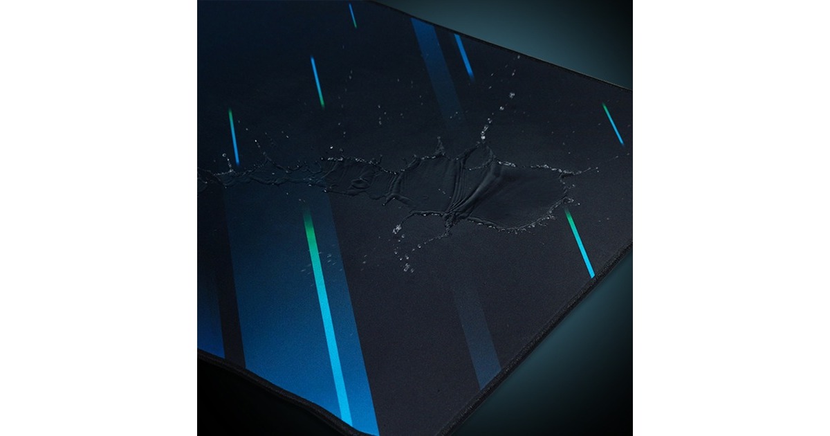 AcerPredator Mousepad PMP020 (XXL)  (Zwart/blauw)