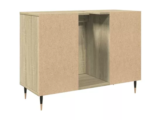 Armoire salle de bain chêne sonoma 80x33x60cm bois d'ingénierie