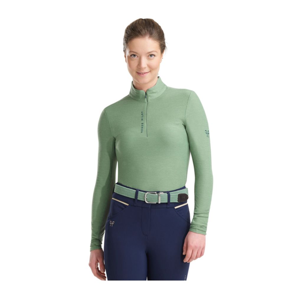 Horse Pilot SUNTECH  - Tee-shirt Femme smooth green