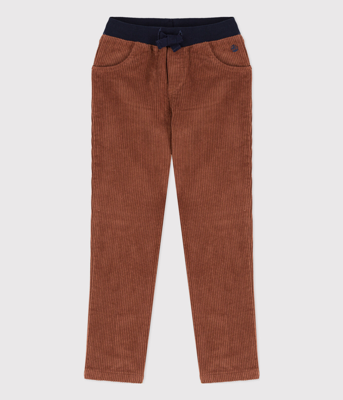 Pantalon regular en velours côtelé enfant garçon