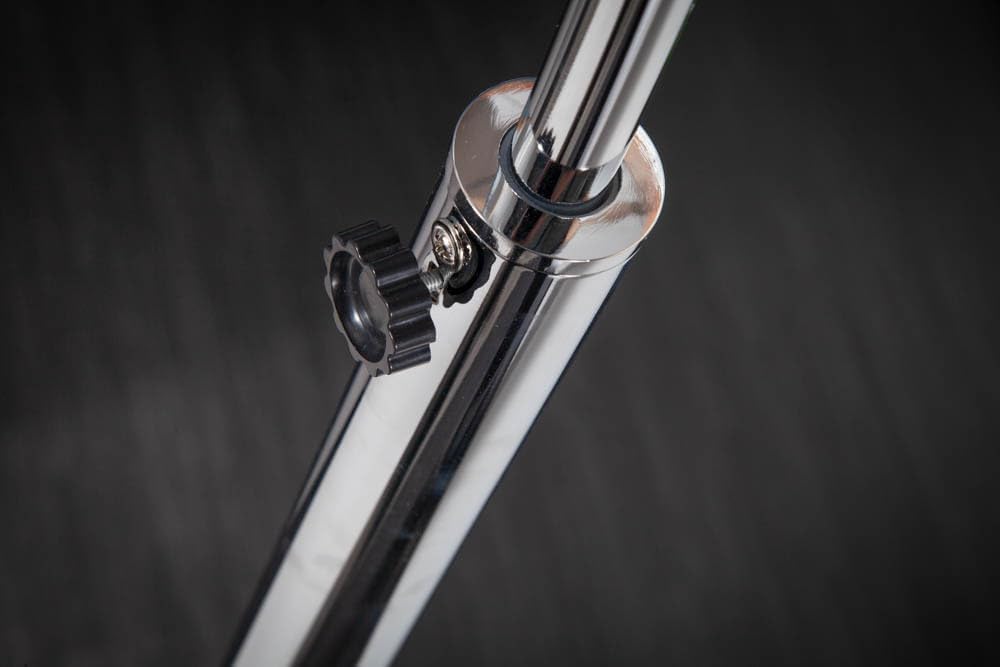 invicta INTERIOR Große Bogenlampe Lounge Deal weiß Marmor Fuß Stehlampe Bogenleuchte ausziehbar E27 Wohnzimmerlampe auch für LED