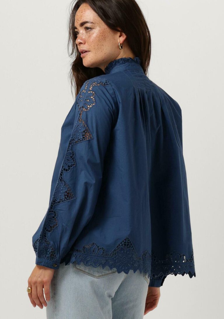 VANESSA BRUNO blauwe vanessa bruno blouse bay
