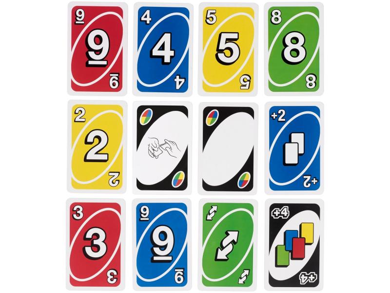 Mattel Spiele Kartenspiel UNO Kartenspiel für die ganze Familie