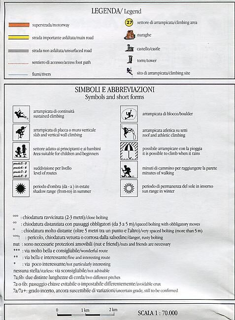 FABULA - OGLIASTRA CLIMBING MAP
