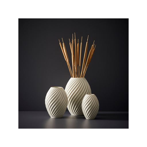 Morsø River Vase, Hvid, 21 cm