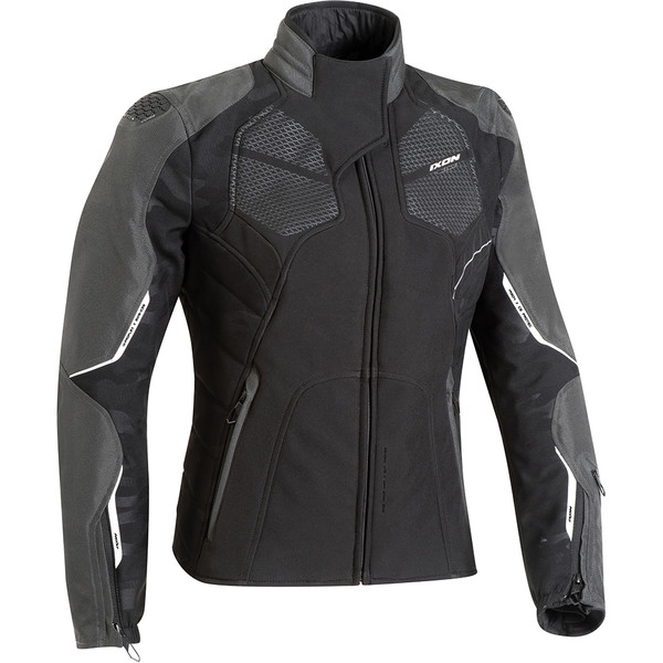 Ixon - Blouson femme Cell Lady Noir / Anthracite / Blanc