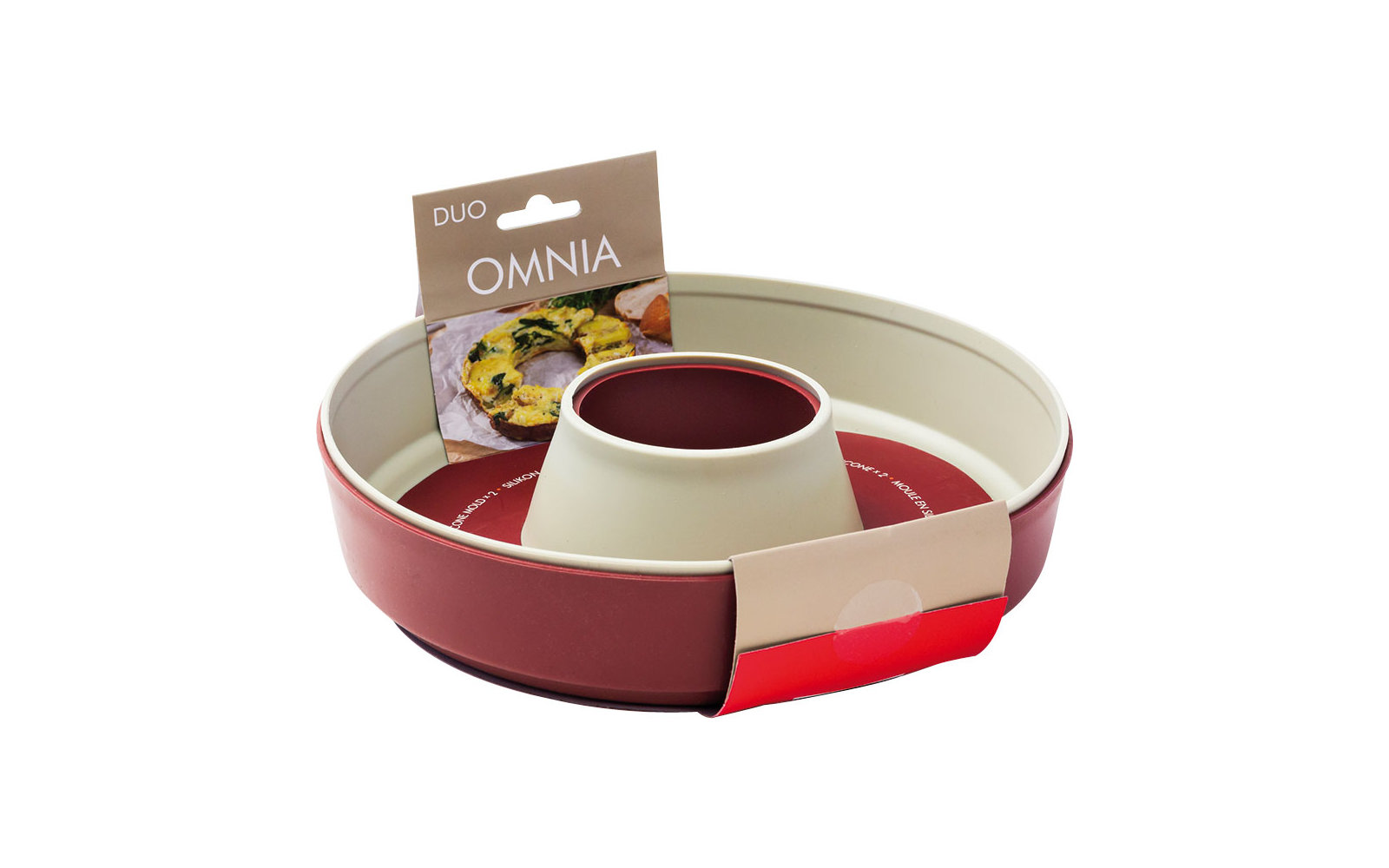 Omnia Duo Pack Silikonbackform für Campingbackofen