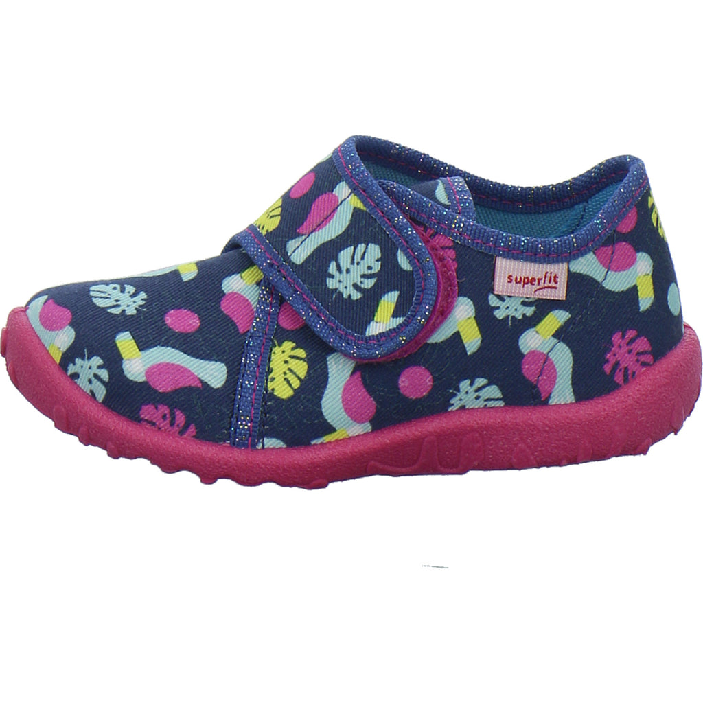 Superfit Hausschuhe Kinder Unisex - Kinder Spotty Blau-kombi