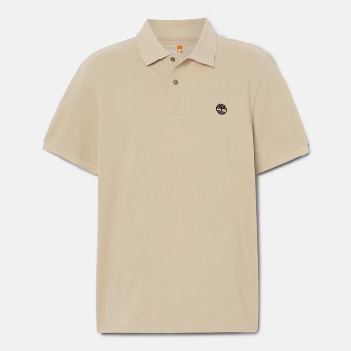 Polo Millers River en piqué pour homme beige