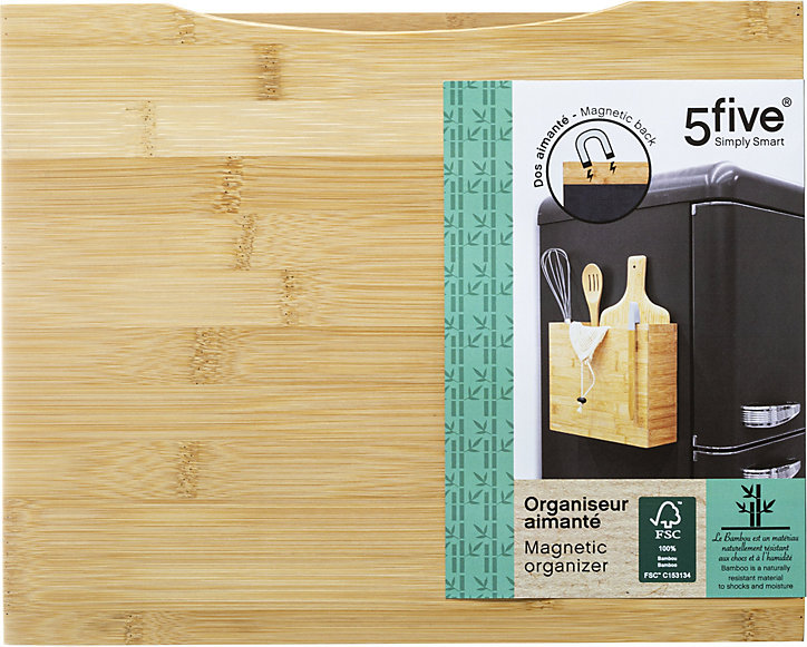 Organiseur aimanté 5Five L. 31 cm en bambou