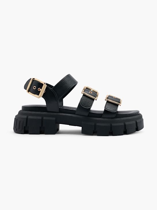 Buffalo Sandalette Schwarz