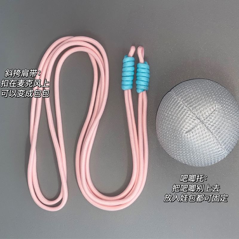 Miumi - Opneembare microfoon, aangepaste poppenkleding / lanyard / set - 17 cm