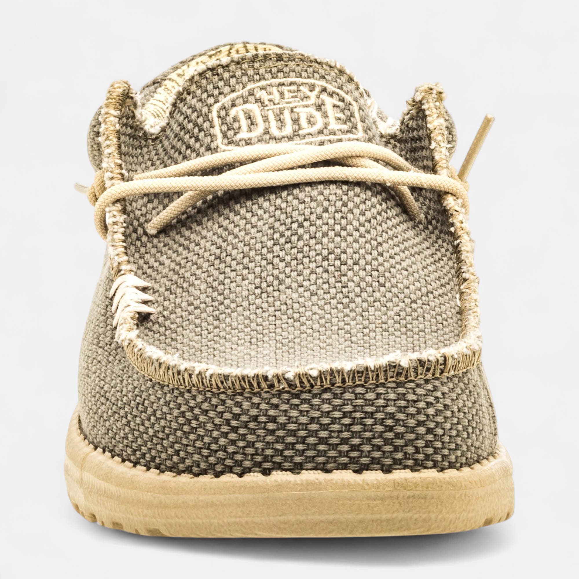 Baskets en toile Homme vert