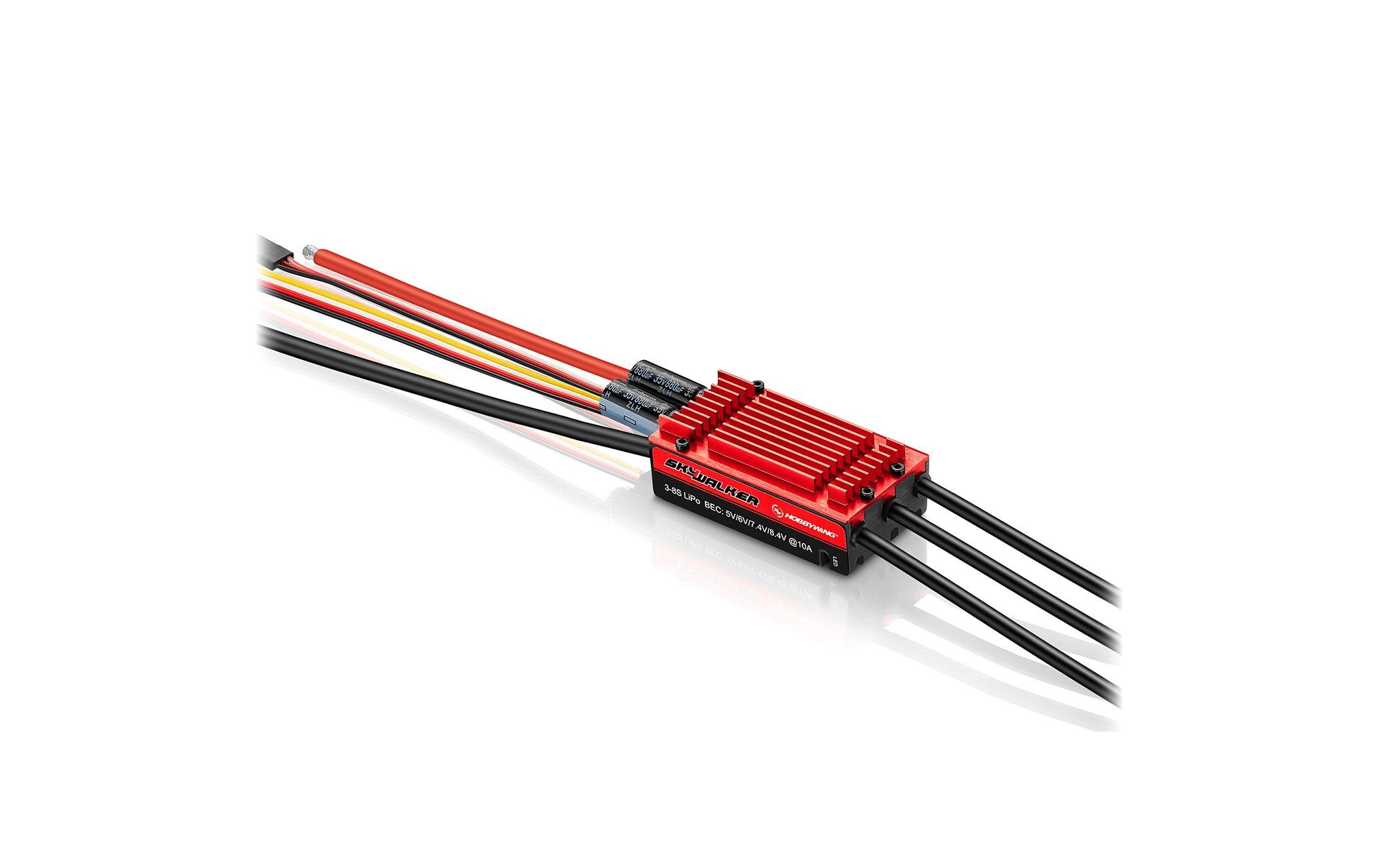 Brushless Regler Skywalker V2 120A 3-8SBrushless ESC für Flugmodelle mit starkem 10A Bec
