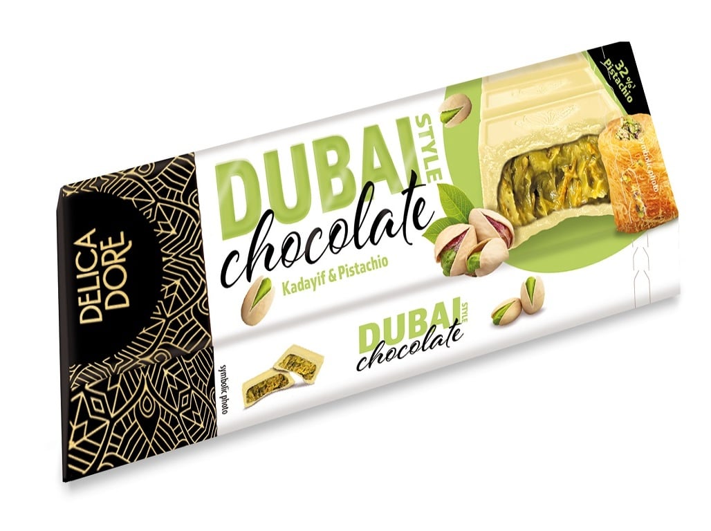 CHOCOLATE BRANCO DELICADORE DUBAI 70GR