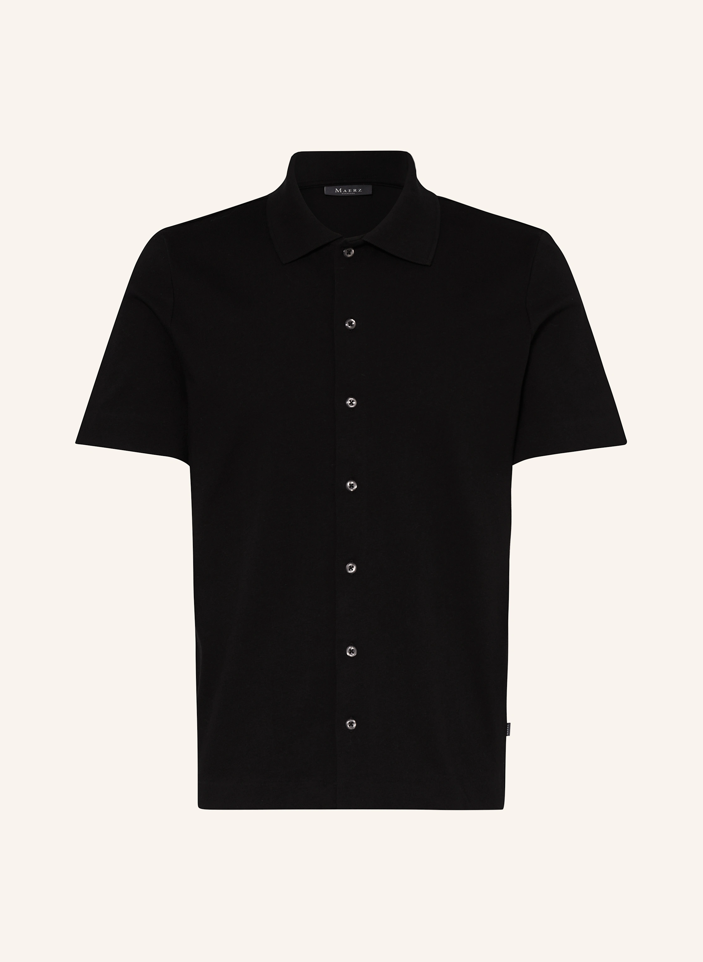 MAERZ MUENCHEN Kurzarm-Hemd Regular Fit aus Jersey