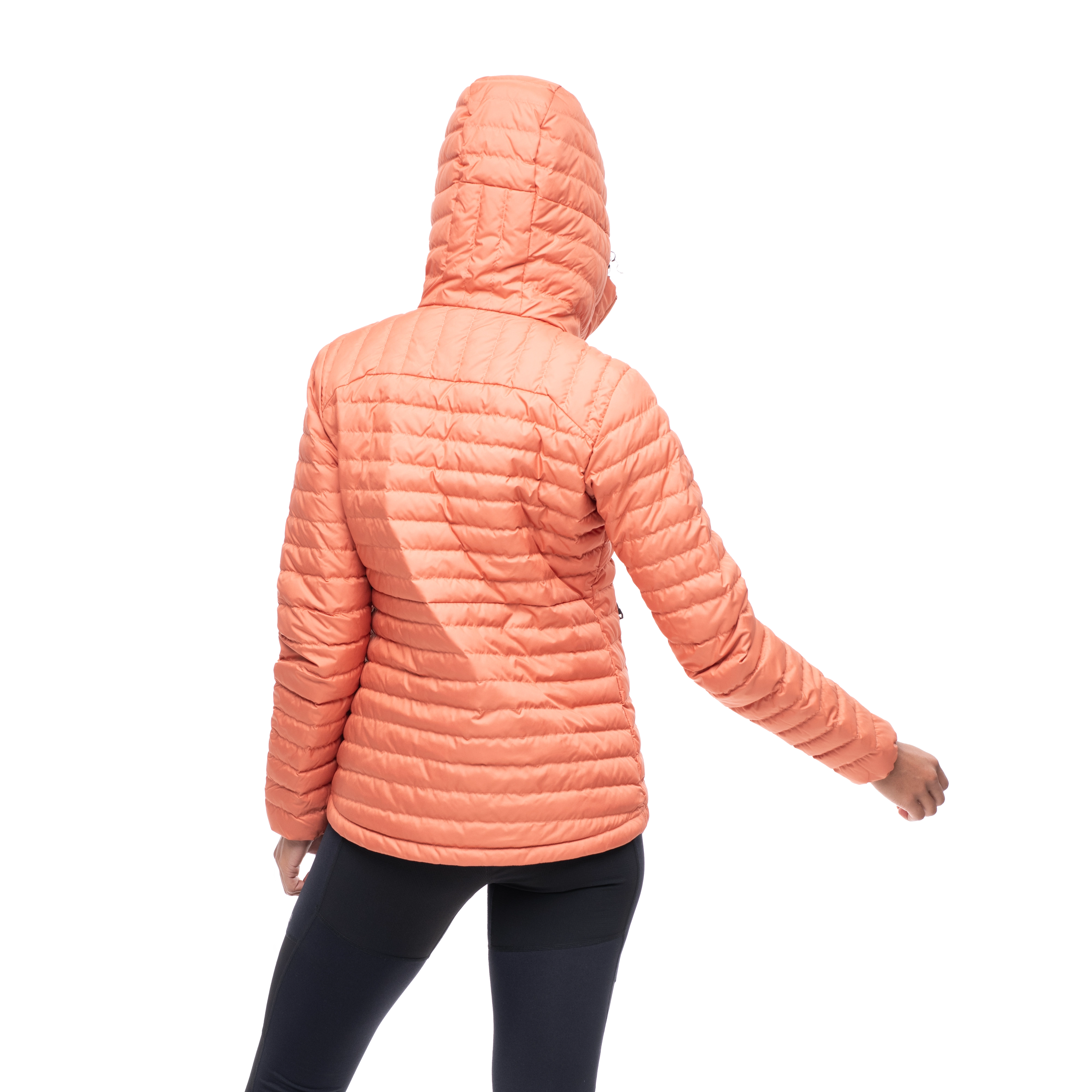Lava Light Down Jacket w/Hood Women Terracotta