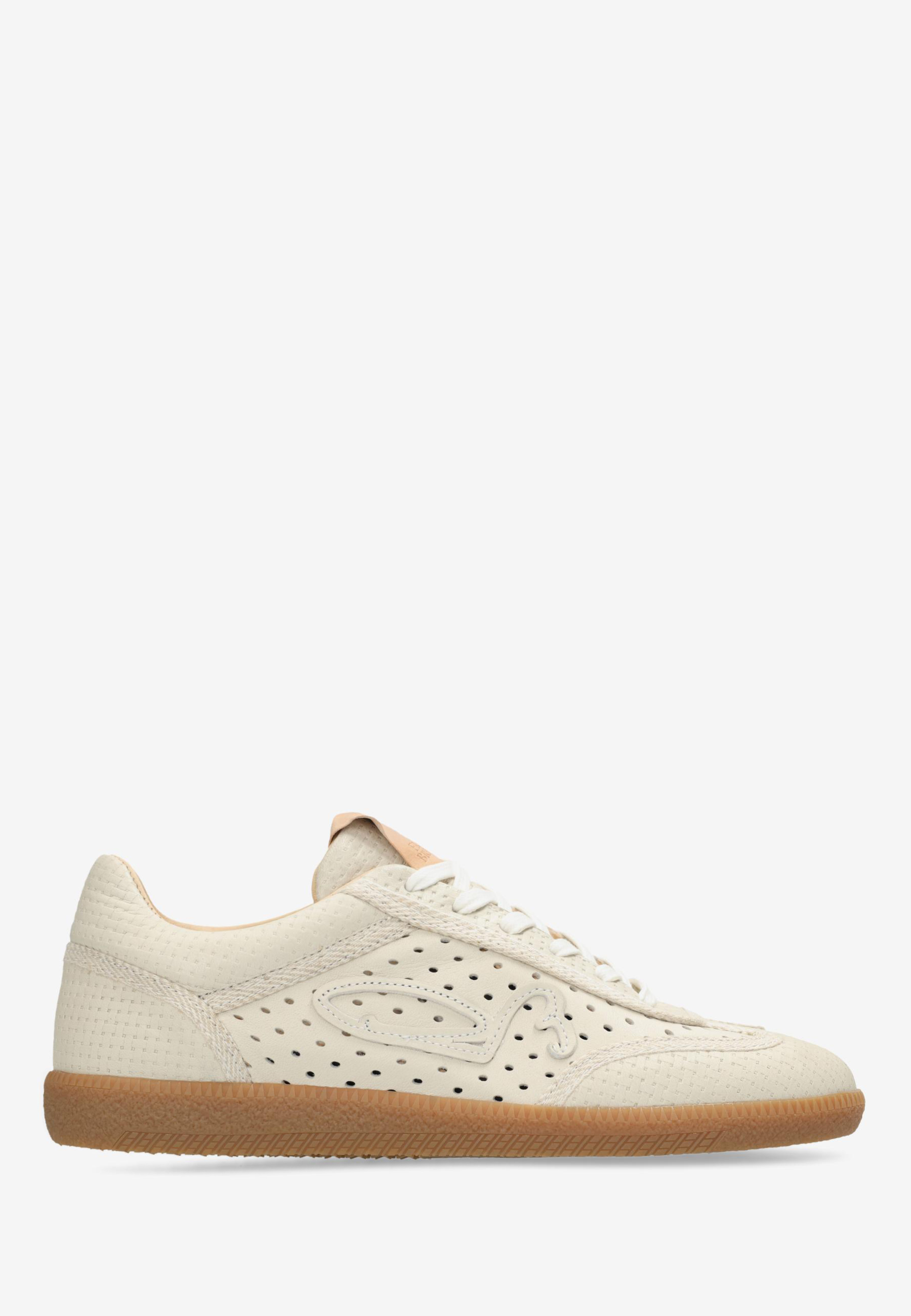 PEARL RAFFI Sneaker leather Off White